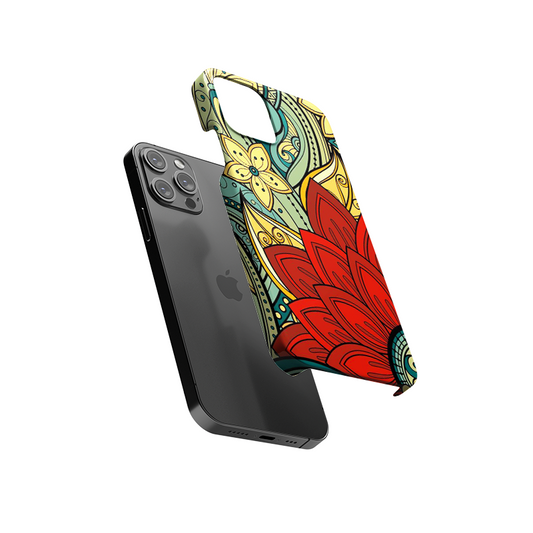 Floral Design Slim Hard Case
