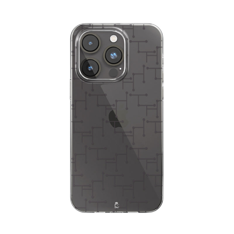 Dotted Pattern Clear Silicone Case