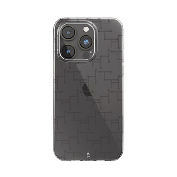 Dotted Pattern Clear Silicone Case