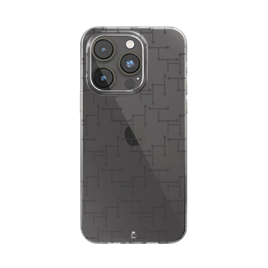 Dotted Pattern Clear Silicone Case