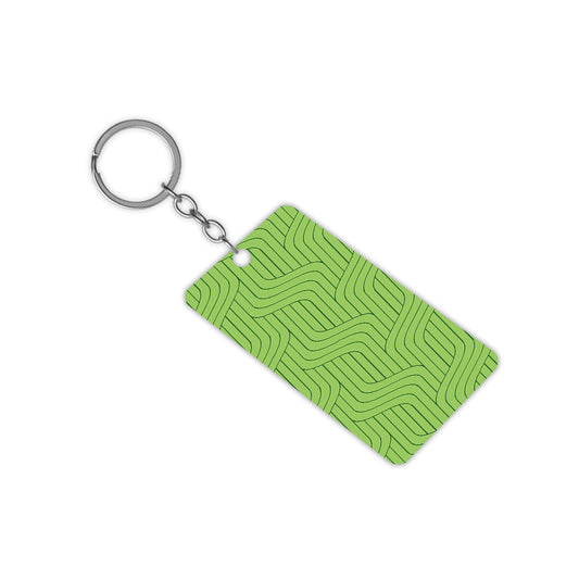 Green Field Keychain