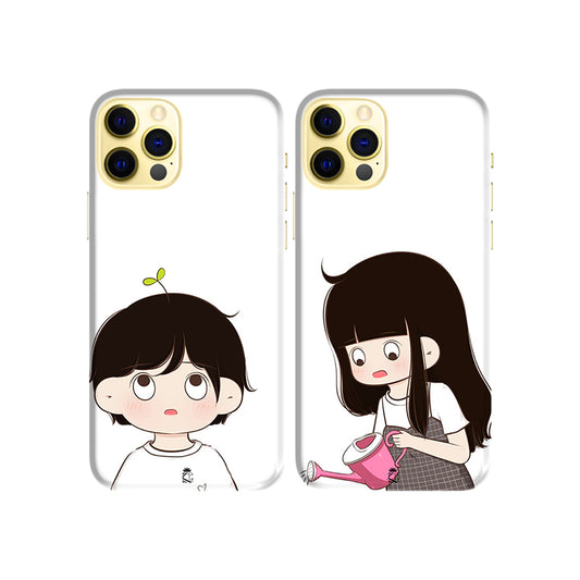 Planting Slim Hard Couple Phone Case