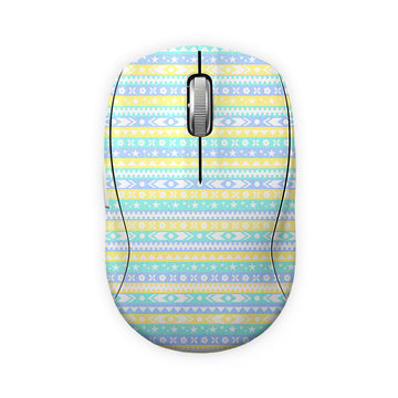 Linear Blue Pattern Mouse Skin