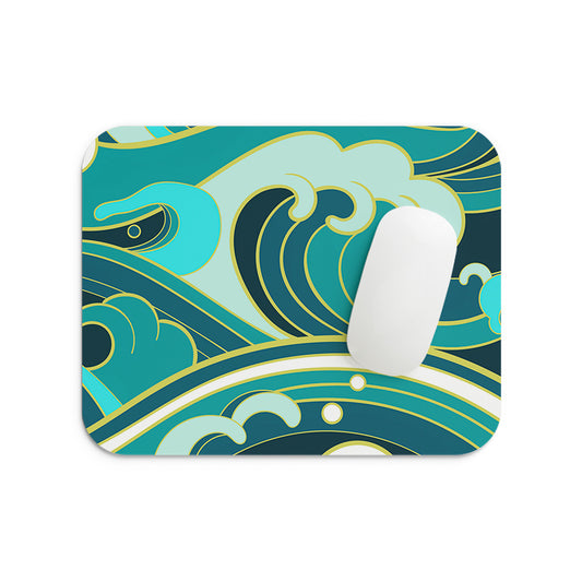 Waves Mouse Pad