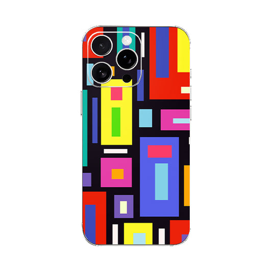 Colourful Blocks Mobile Phone Skin