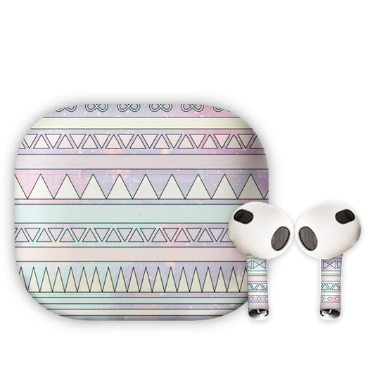 Purple Royal Angles Earbuds Skin