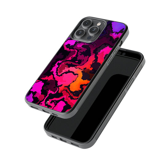 Attractive Foam Pink Glossy Metal Case
