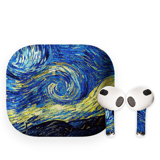 The Starry Night Earbuds Skin