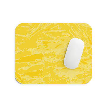 Yellow Patches Mouse Pad
