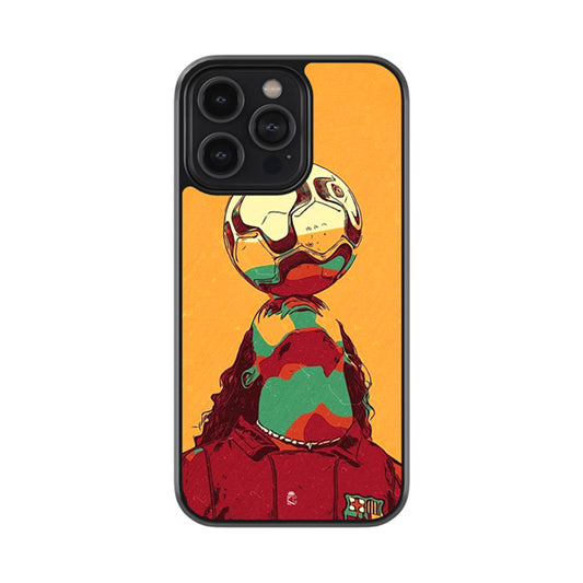 Football Trick Glossy Metal Case