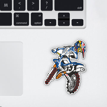 Lets Ride Laptop Sticker