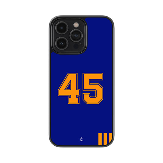 Jersey Number 45 Glossy Metal Case