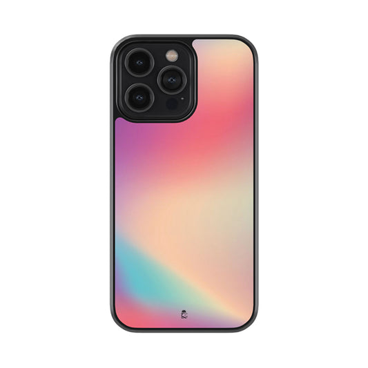Rose Petal Pink Gradient Glossy Metal Case