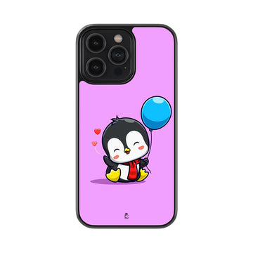 Baby Love Penguin Glossy Metal Case