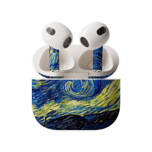 The Starry Night Earbuds Skin