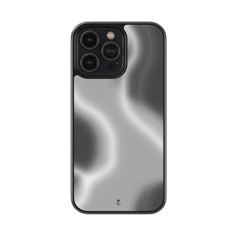 Grey Crome Aura Glossy Metal Case