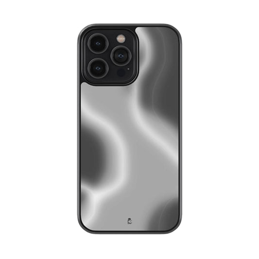 Grey Crome Aura Glossy Metal Case