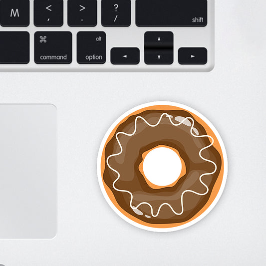 Doughnut Laptop Sticker