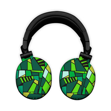 Green Abstract Pattern Headphone Skin