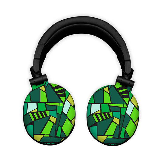 Green Abstract Pattern Headphone Skin