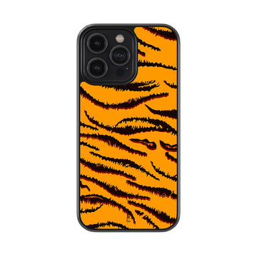 Tiger Skin Animal Pattern glossy metal case
