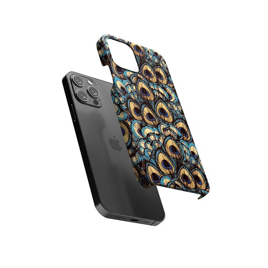 Peacock Feathers Slim Hard Case