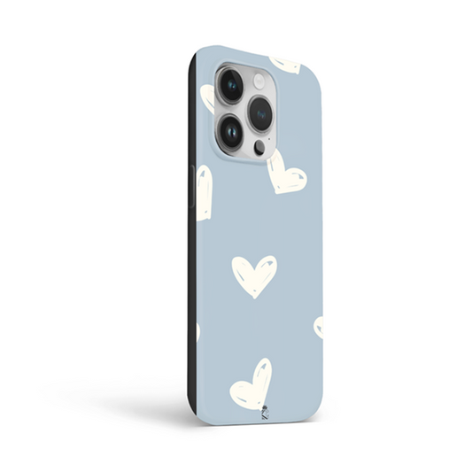 Little Hearts Flexible Soft Silicone Case