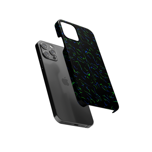 Neon Waves Slim Hard Case
