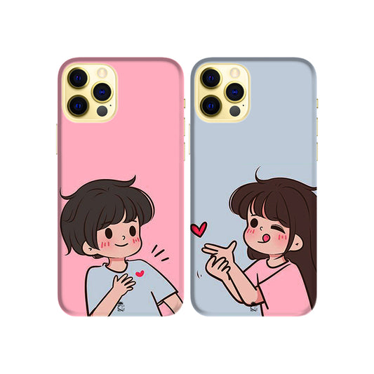 Cupid Shot Slim Hard Couple Phone Case