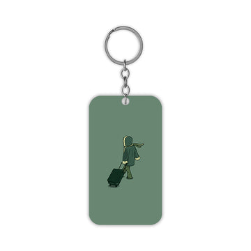Alone Traveller Keychain
