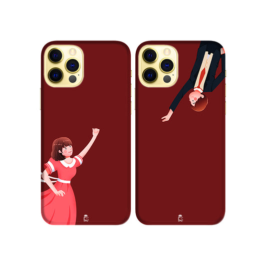 Catch Me Slim Hard Couple Phone Case