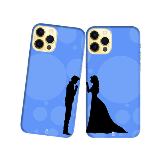 Pray And Stay Together Slim Hard Couple Phone Case