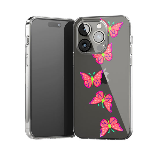Butterfly love Clear Silicone Case