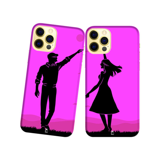 Dancing Enjoyable Slim Hard Couple Phone Case