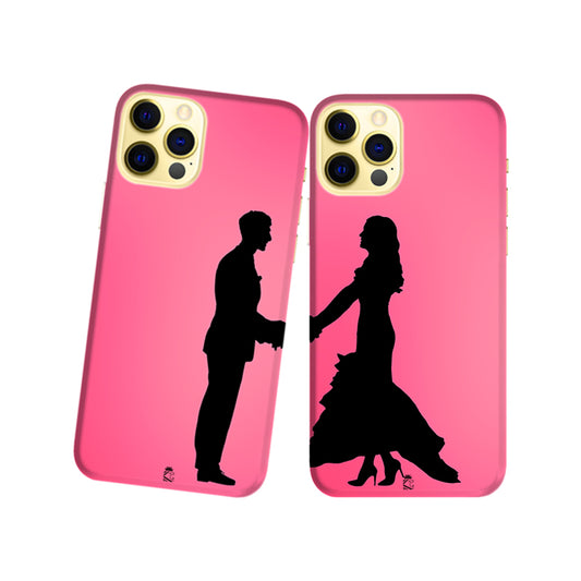 Be My Valentine Forever Slim Hard Couple Phone Case