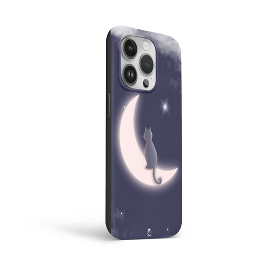 Moon Cat Flexible Soft Silicone Case