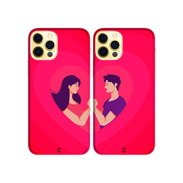 Forever One Slim Hard Couple Phone Case