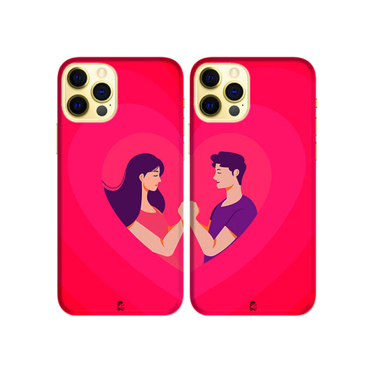 Forever One Slim Hard Couple Phone Case