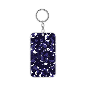 Purple Camo Keychain