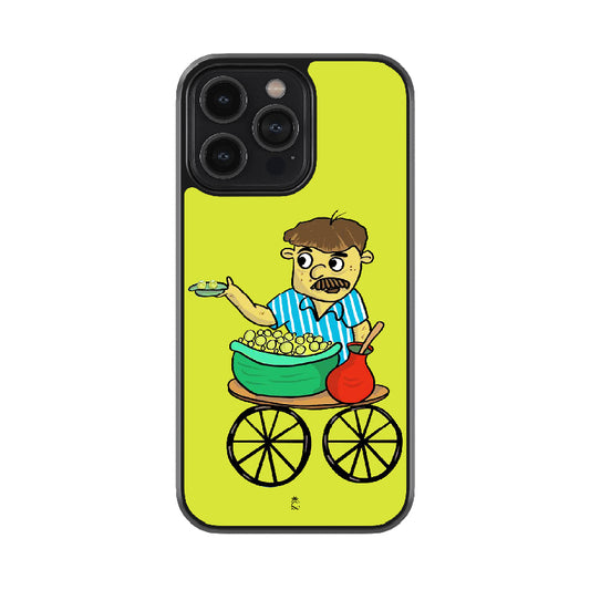 Pani Puri Wala Glossy Metal Case