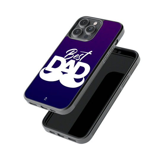 Best Dad Ever Glossy Metal Case