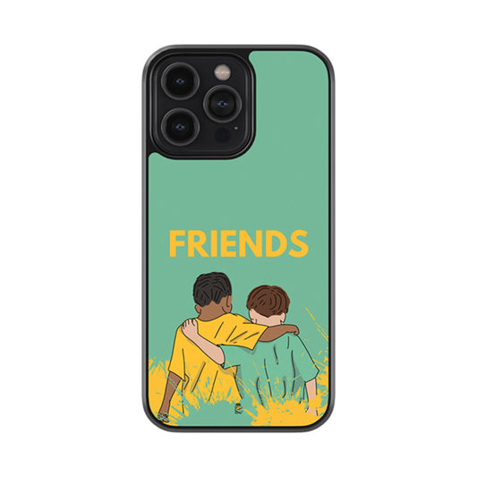 Childhood friends Glossy Metal Case