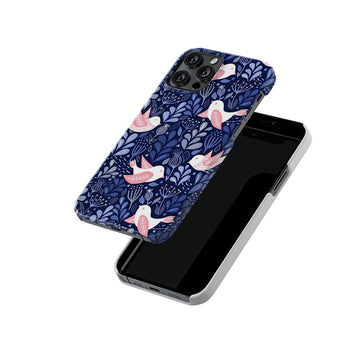 Cute Birds Pattern Slim Hard Case