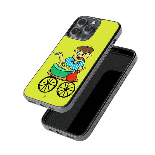 Pani Puri Wala Glossy Metal Case