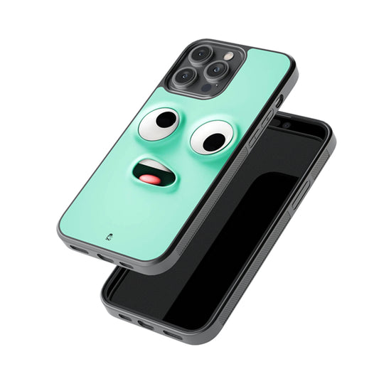 Crazy Face Glossy Metal Case