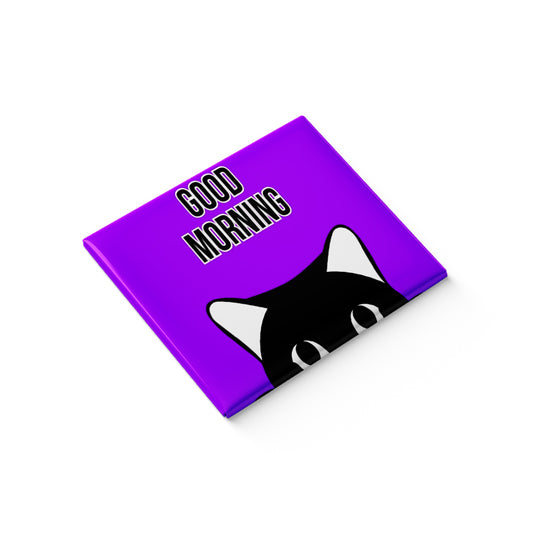 Good Morning Cat Fridge Magnet