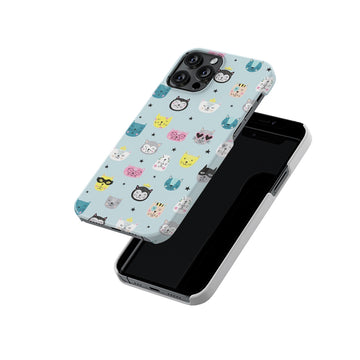 Chillin Cat Family Slim Hard Case