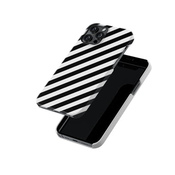Zebra Cross Stripes Slim Hard Case