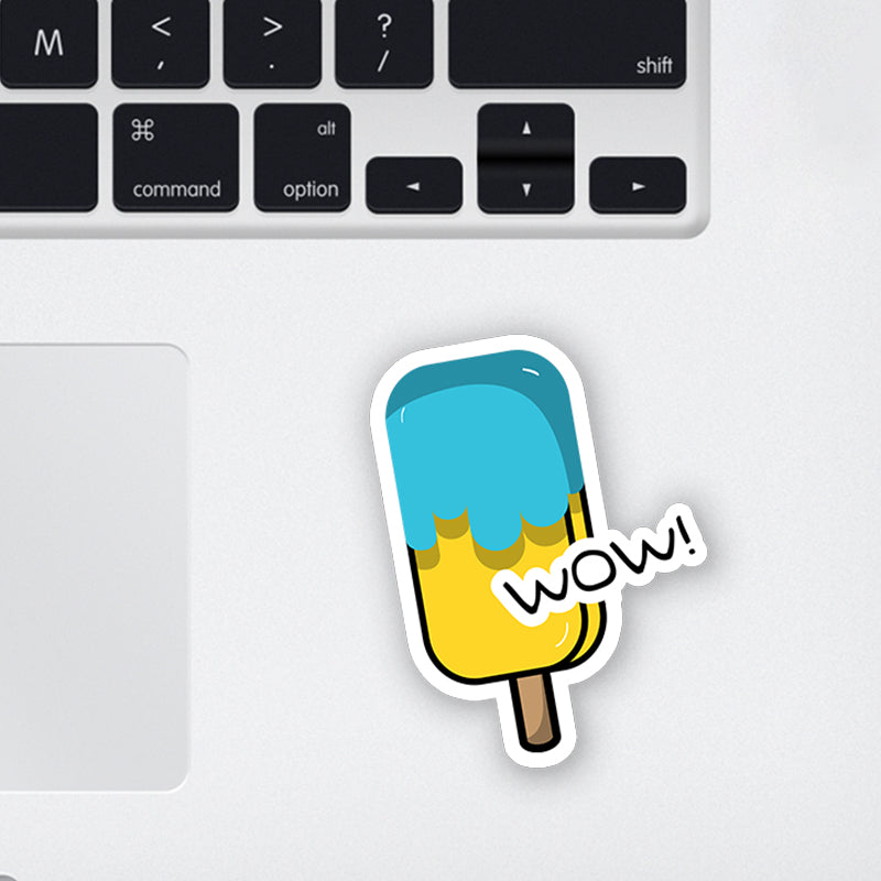 Wow Icestick  Laptop Sticker