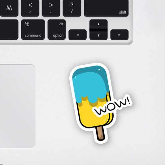 Wow Icestick  Laptop Sticker